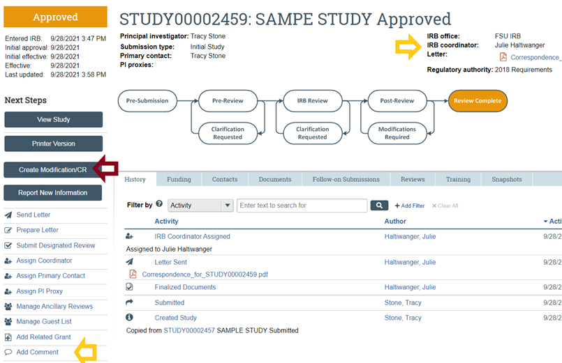 How do I submit a Continuing Review (i.e., renewal of IRB approval ...